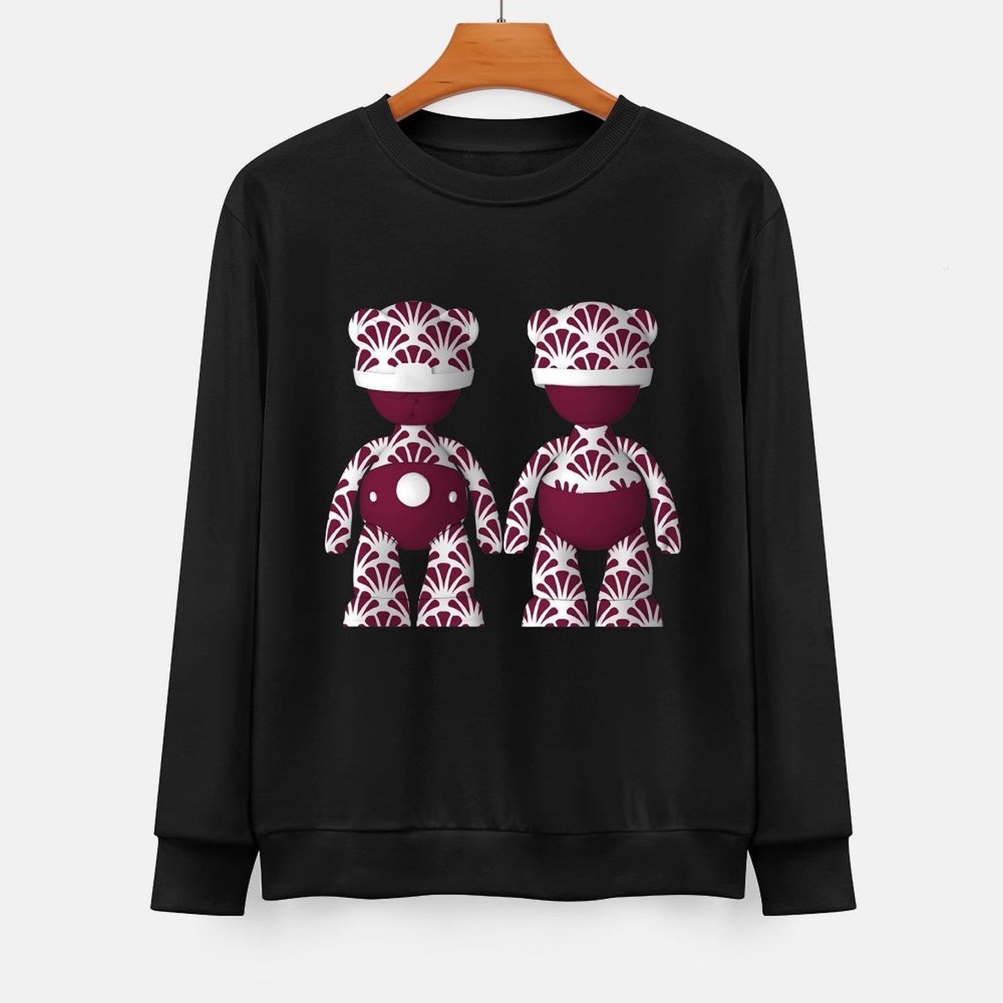 IPIB 250g Crew Neck Long Sleeve Sweatshirt Front GraphicCrew Neck Long Sleeve Sweatshirt6000096-1