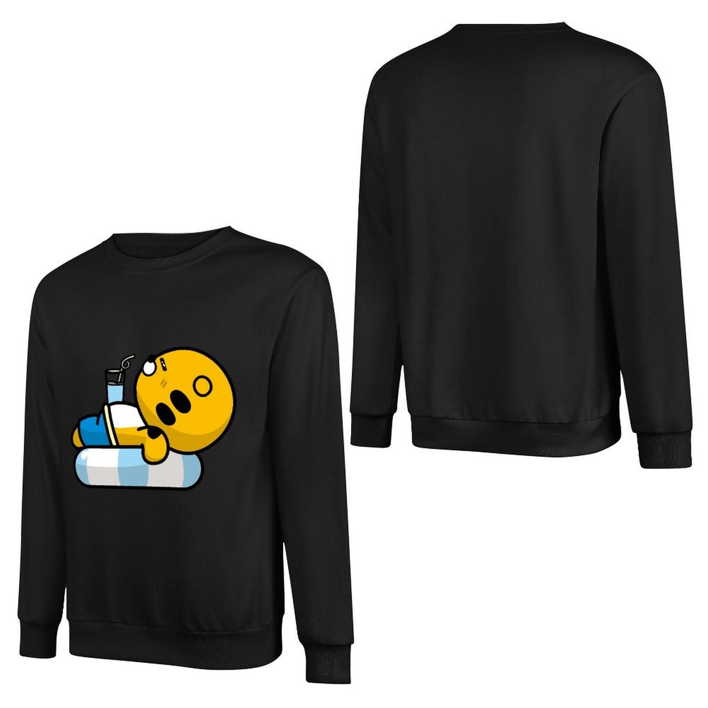 IPBR 250g Crew Neck Long Sleeve Sweatshirt Front GraphicCrew Neck Long Sleeve Sweatshirt4000018
