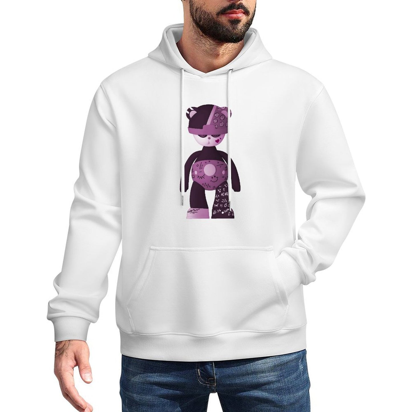 IPIB 250g Hooded Pocket Sweatshirt Front GraphicMen's Hooded  Sweatshirt6000107-3