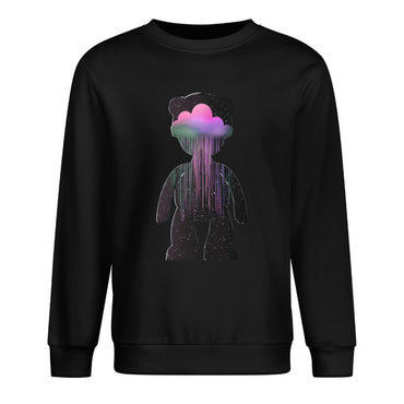 Long Sleeve With Front PatternMidweight Plain