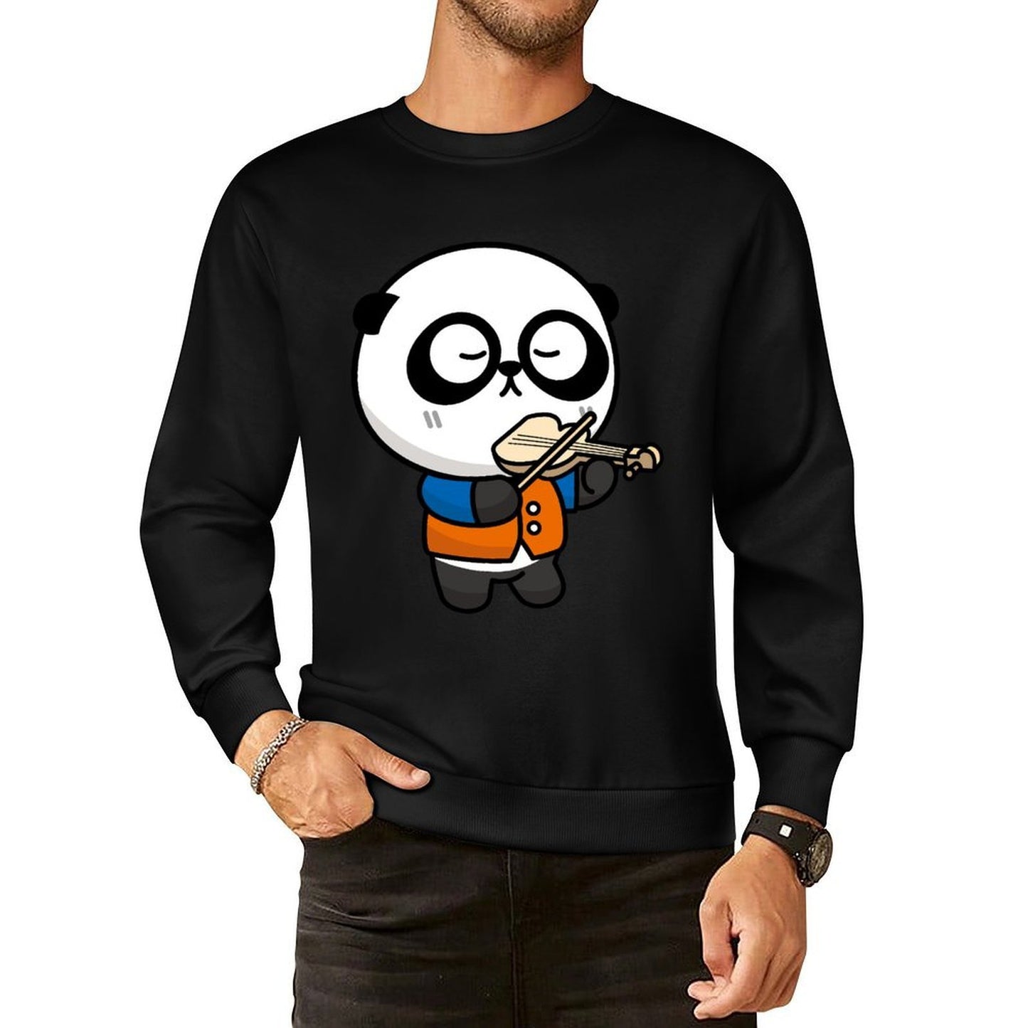 IPBR 250g Crew Neck Long Sleeve Sweatshirt Front GraphicCrew Neck Long Sleeve Sweatshirt4000121