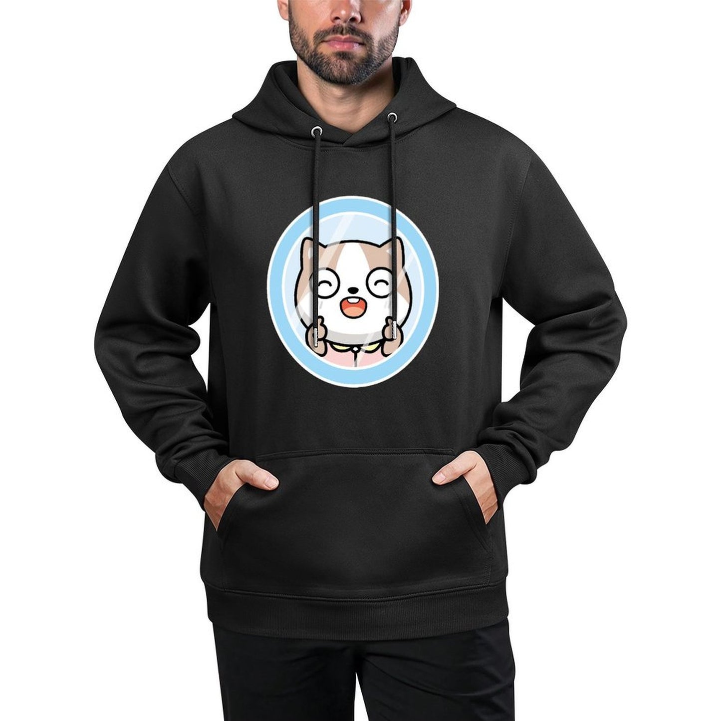 IPBR 250g Hooded Pocket Sweatshirt Front GraphicMen's Hooded  Sweatshirt4000108