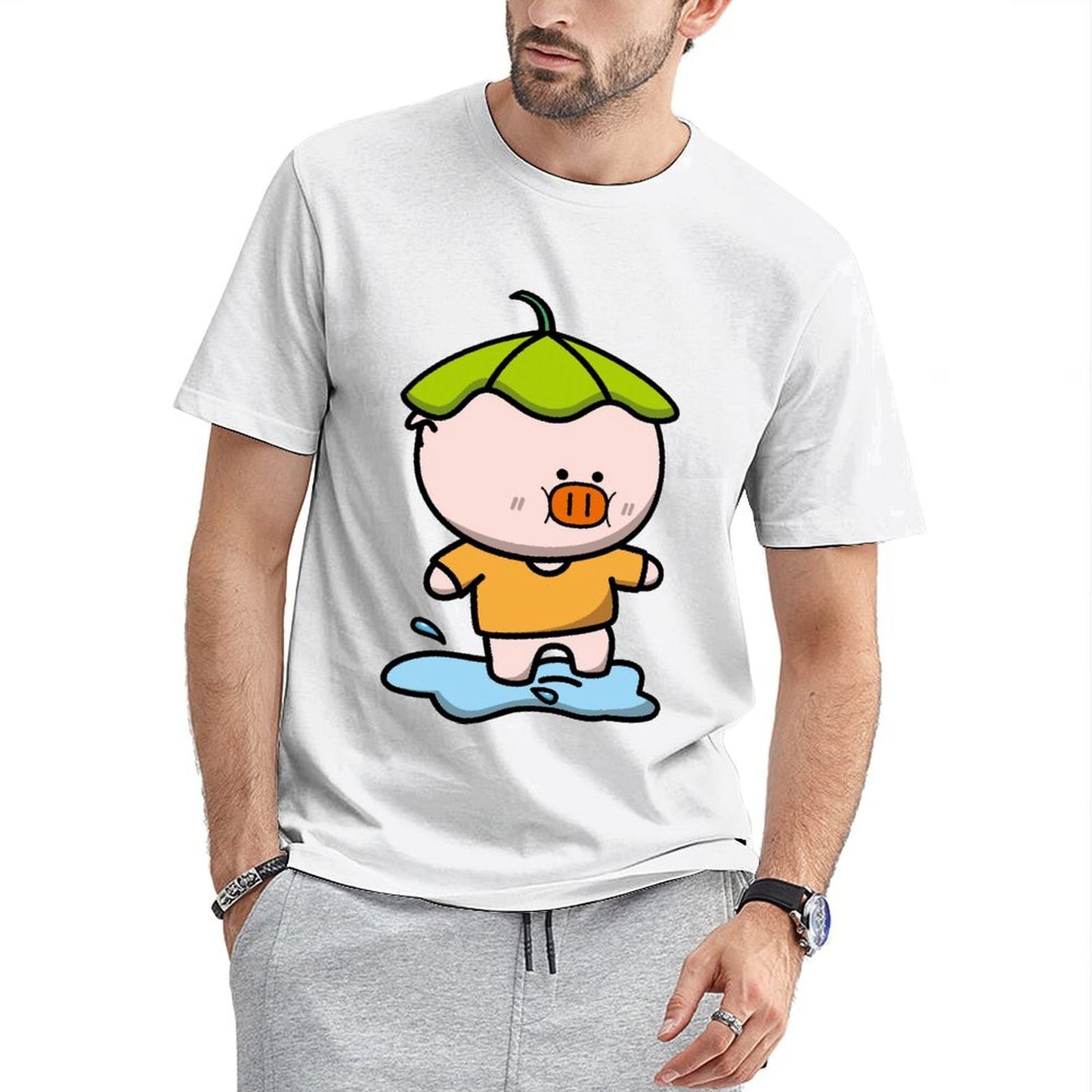 Relaxed Fit Promotional Front Graphic T-shirt