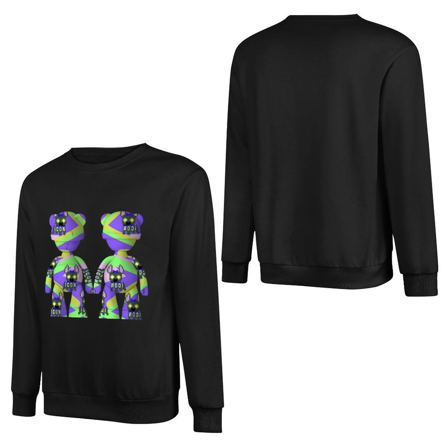 IPIB 250g Crew Neck Long Sleeve Sweatshirt Front GraphicCrew Neck Long Sleeve Sweatshirt6000078-1