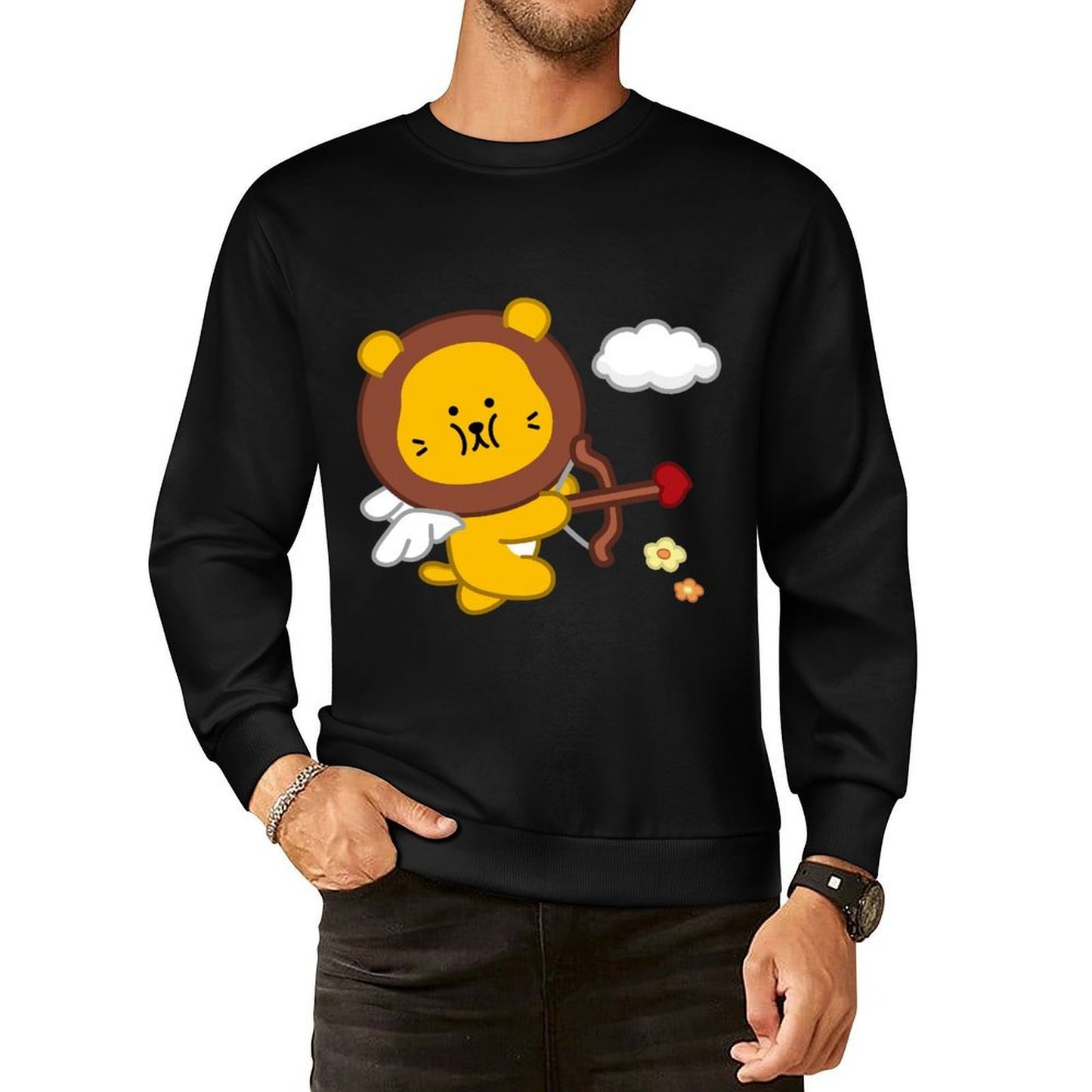 IPBR 250g Crew Neck Long Sleeve Sweatshirt Front GraphicCrew Neck Long Sleeve Sweatshirt4001348