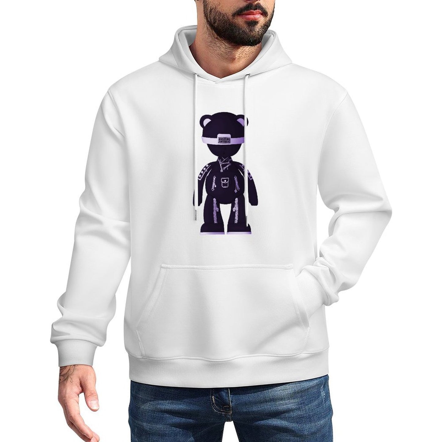 IPIB 250g Hooded Pocket Sweatshirt Front GraphicMen's Hooded  Sweatshirt6000125-3