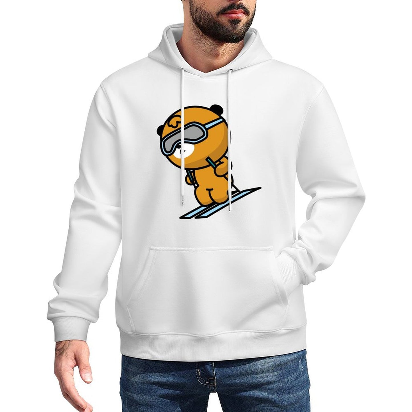 IPBR 250g Hooded Pocket Sweatshirt Front GraphicMen's Hooded  Sweatshirt4000034
