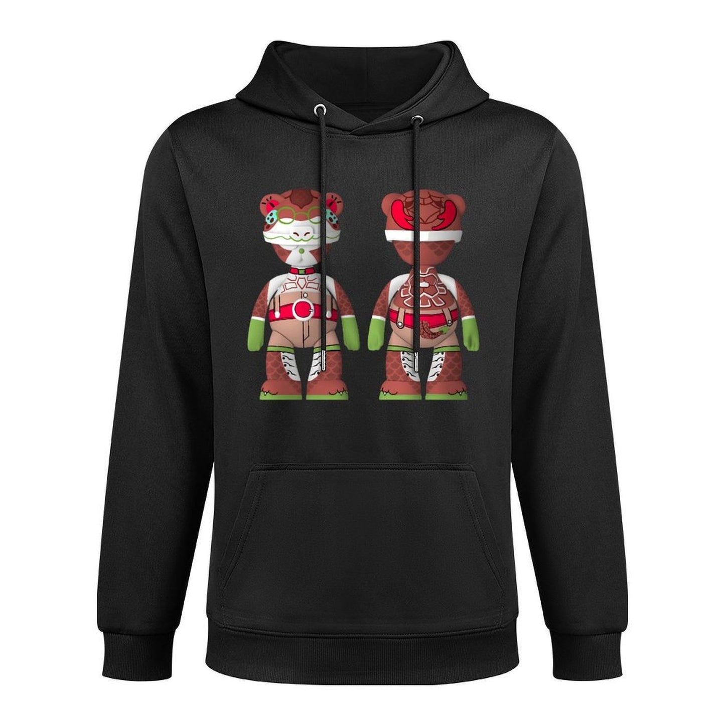 IPIB 250g Hooded Pocket Sweatshirt Front GraphicMen's Hooded  Sweatshirt6000075-1