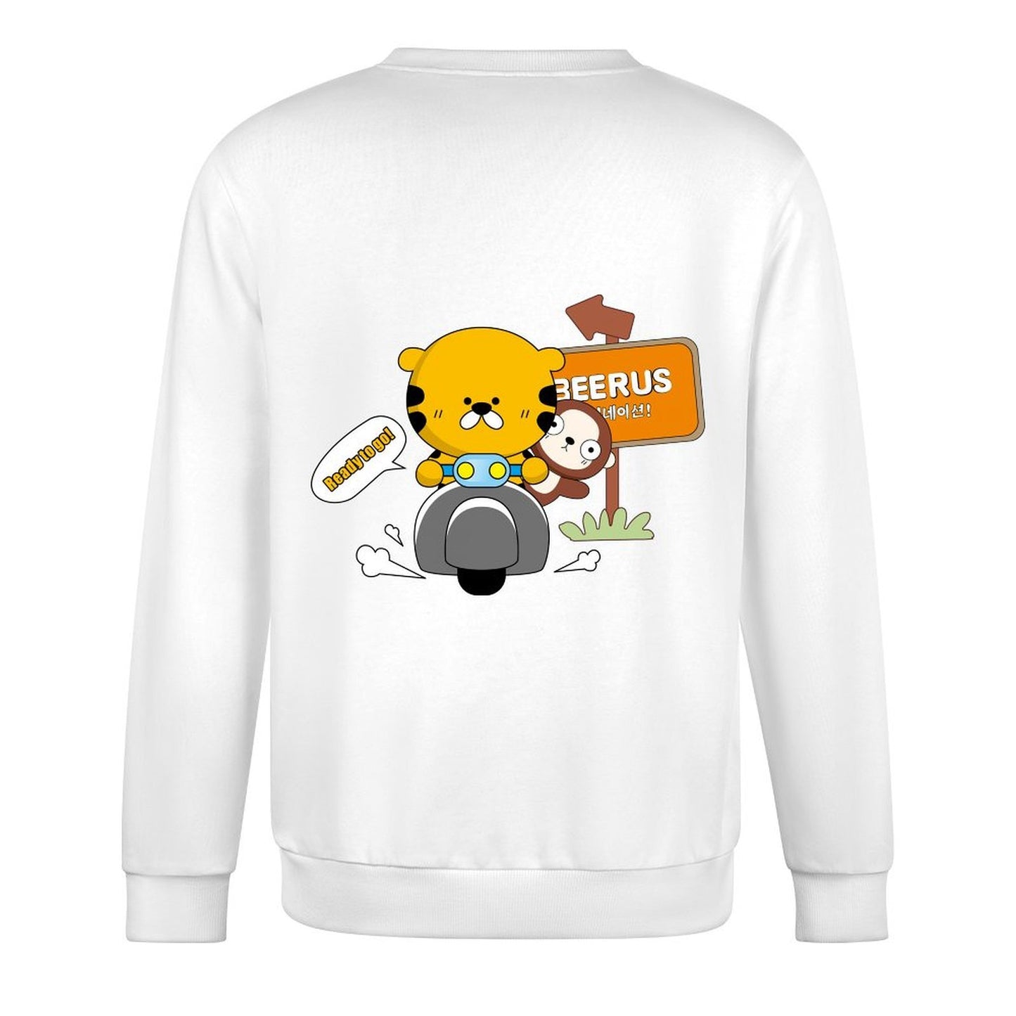 Long-sleeved crew neck sweatshirtLightweight Sharp Long Sleeve