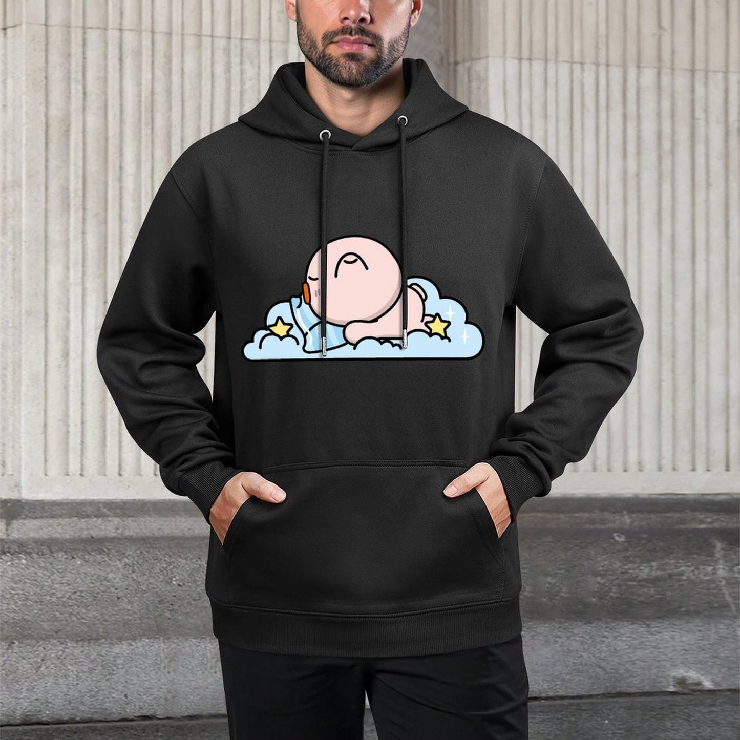 IPBR 250g Hooded Pocket Sweatshirt Front GraphicMen's Hooded  Sweatshirt4001387