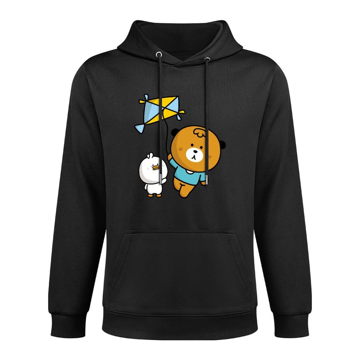 Relaxed Neat Front Graphic Hoodies