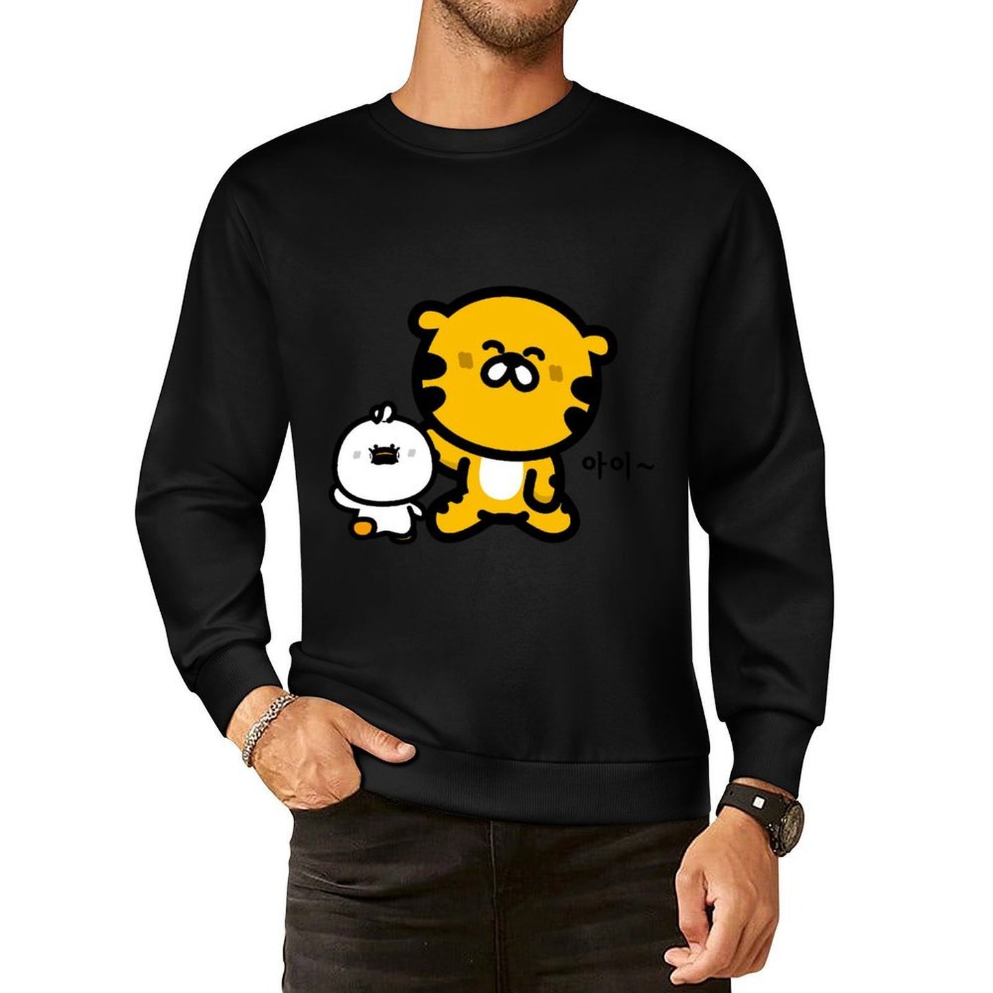 IPBR 250g Crew Neck Long Sleeve Sweatshirt Front GraphicCrew Neck Long Sleeve Sweatshirt4001021