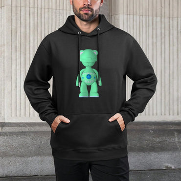 IPIB 250g Hooded Pocket Sweatshirt Front GraphicMen's Hooded  Sweatshirt6000122-4