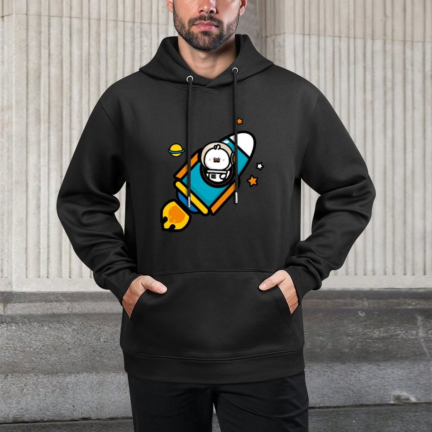 IPBR 250g Hooded Pocket Sweatshirt Front GraphicMen's Hooded  Sweatshirt4001223