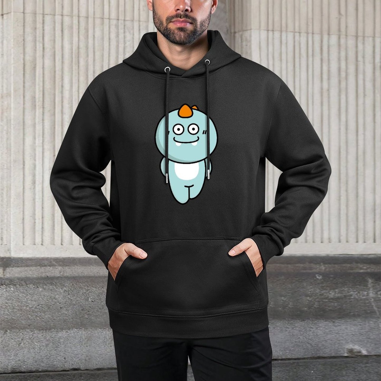 IPBR 250g Hooded Pocket Sweatshirt Front GraphicMen's Hooded  Sweatshirt4000446