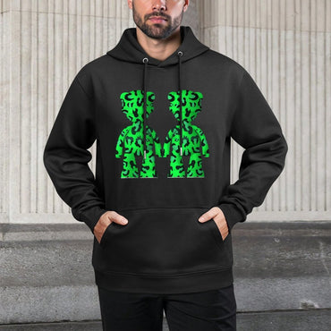 IPIB 250g Hooded Pocket Sweatshirt Front GraphicMen's Hooded  Sweatshirt6000081-3