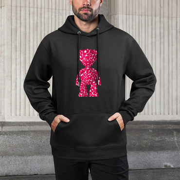 IPIB 250g Hooded Pocket Sweatshirt Front GraphicMen's Hooded  Sweatshirt6000130-2