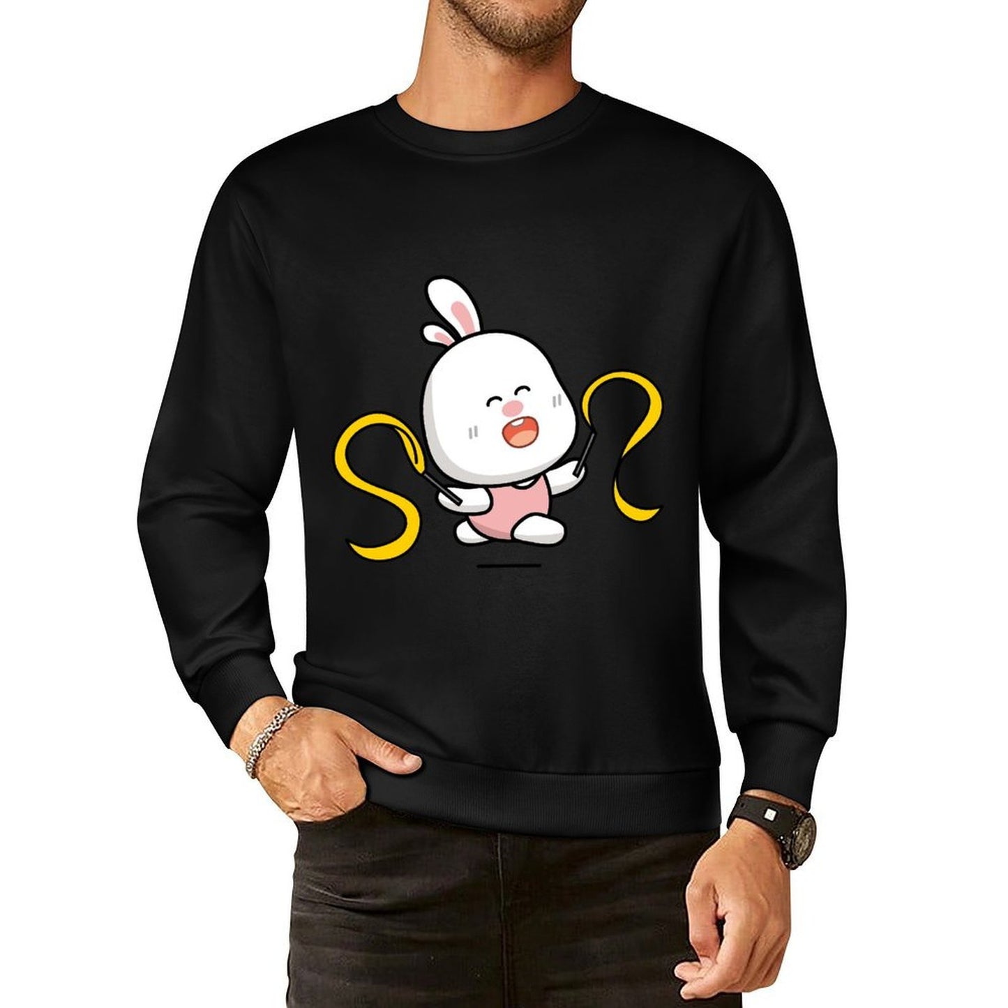 IPBR 250g Crew Neck Long Sleeve Sweatshirt Front GraphicCrew Neck Long Sleeve Sweatshirt4000254