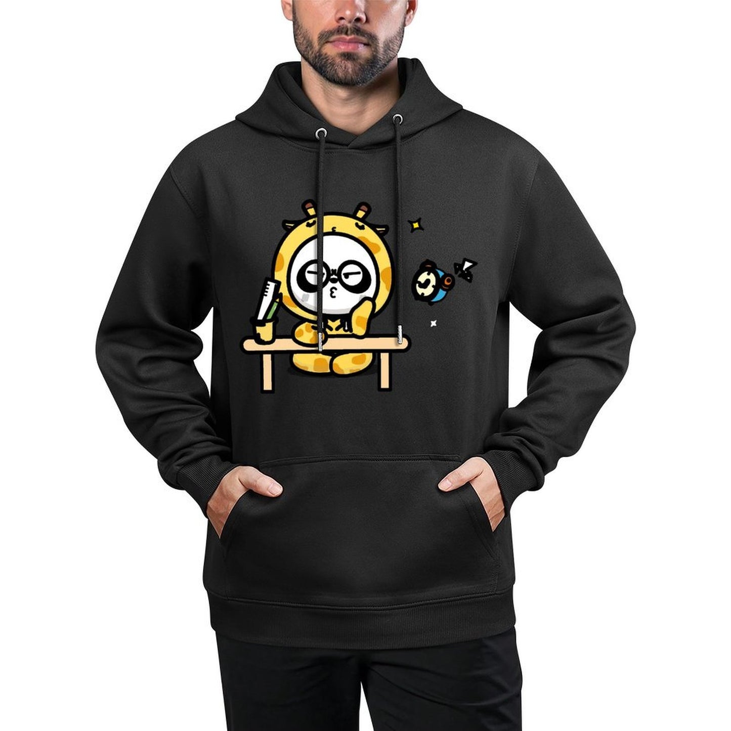 IPBR 250g Hooded Pocket Sweatshirt Front GraphicMen's Hooded  Sweatshirt4001245