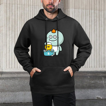IPBR 250g Hooded Pocket Sweatshirt Front GraphicMen's Hooded  Sweatshirt4000325