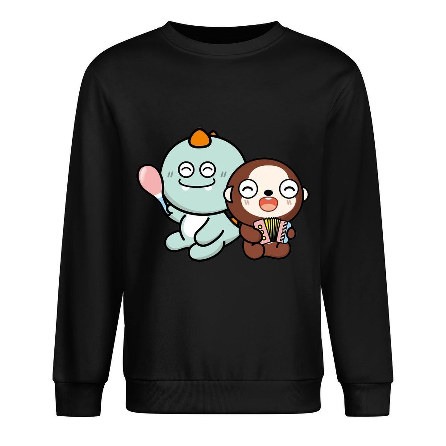 Front Patterned Long Sleeve TopLifestyle Neutral