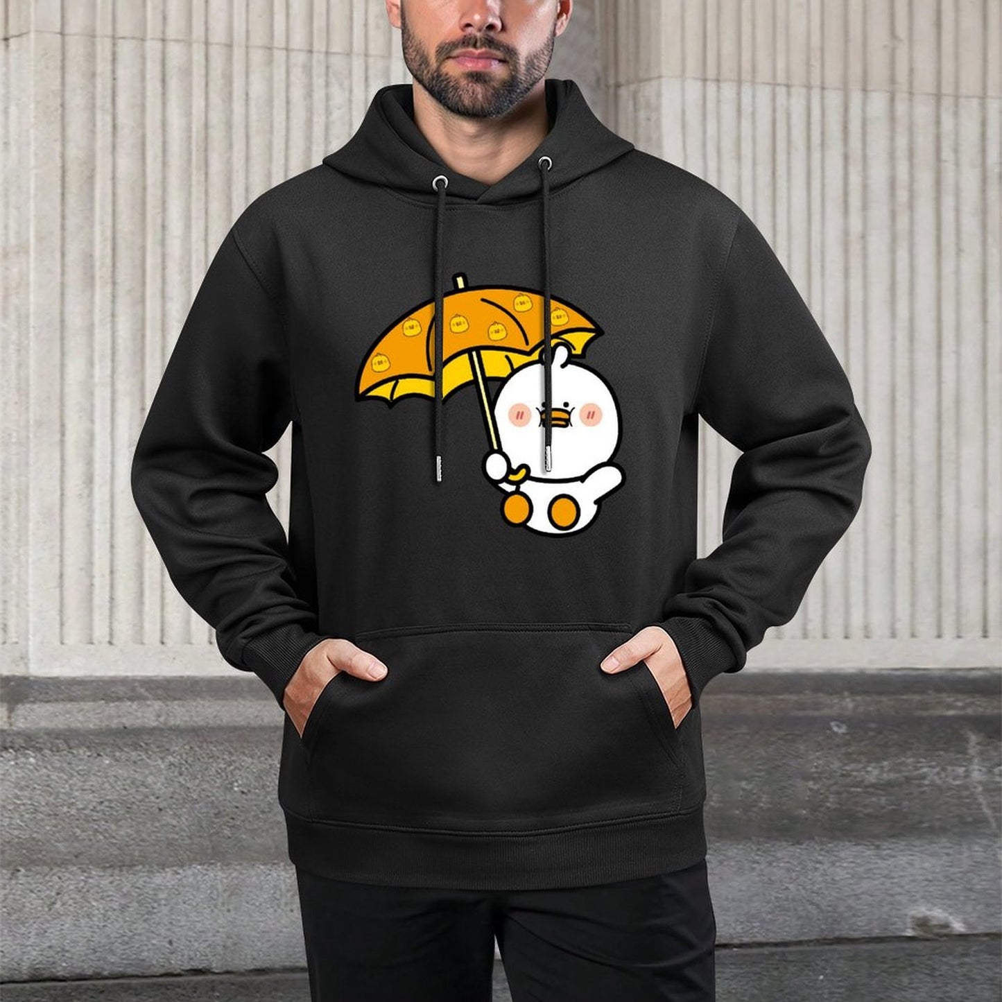 Lightweight Casual Front Graphic Hoodies