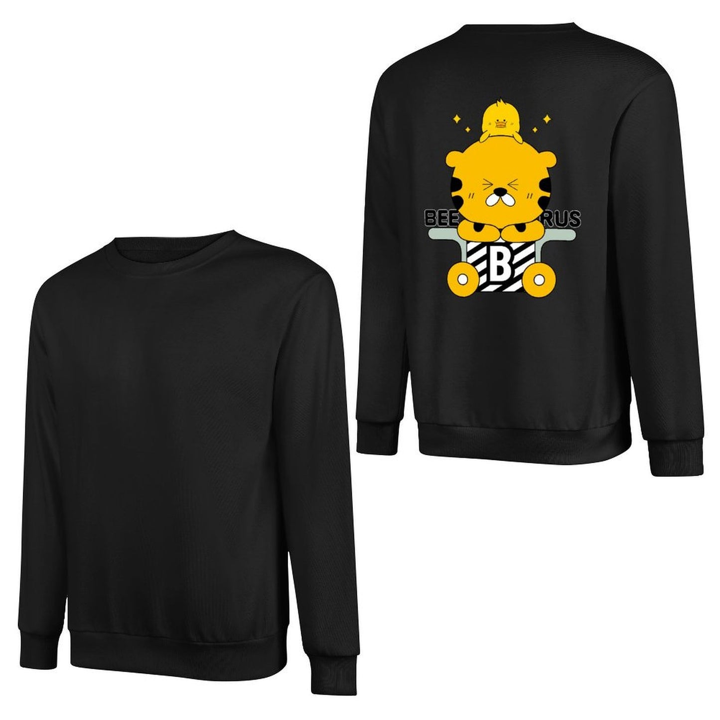 Crew Neck Long Sleeve Sweatshirt 4000619