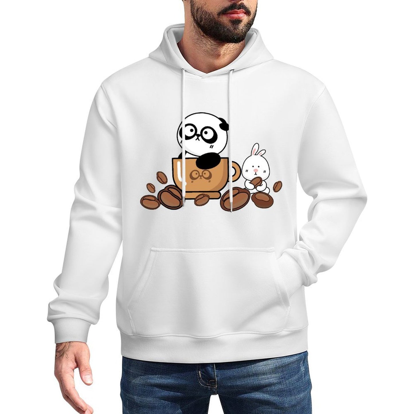 IPBR 250g Hooded Pocket Sweatshirt Front GraphicMen's Hooded  Sweatshirt4000656
