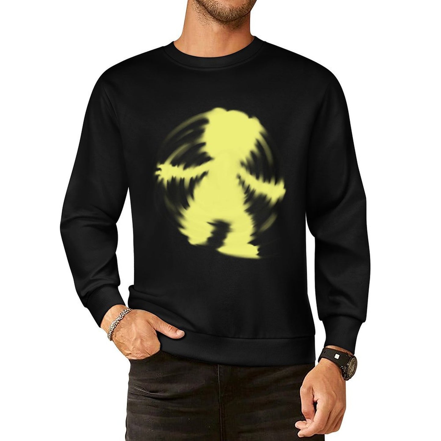 IPIB 250g Crew Neck Long Sleeve Sweatshirt Front GraphicCrew Neck Long Sleeve Sweatshirt6000005-7