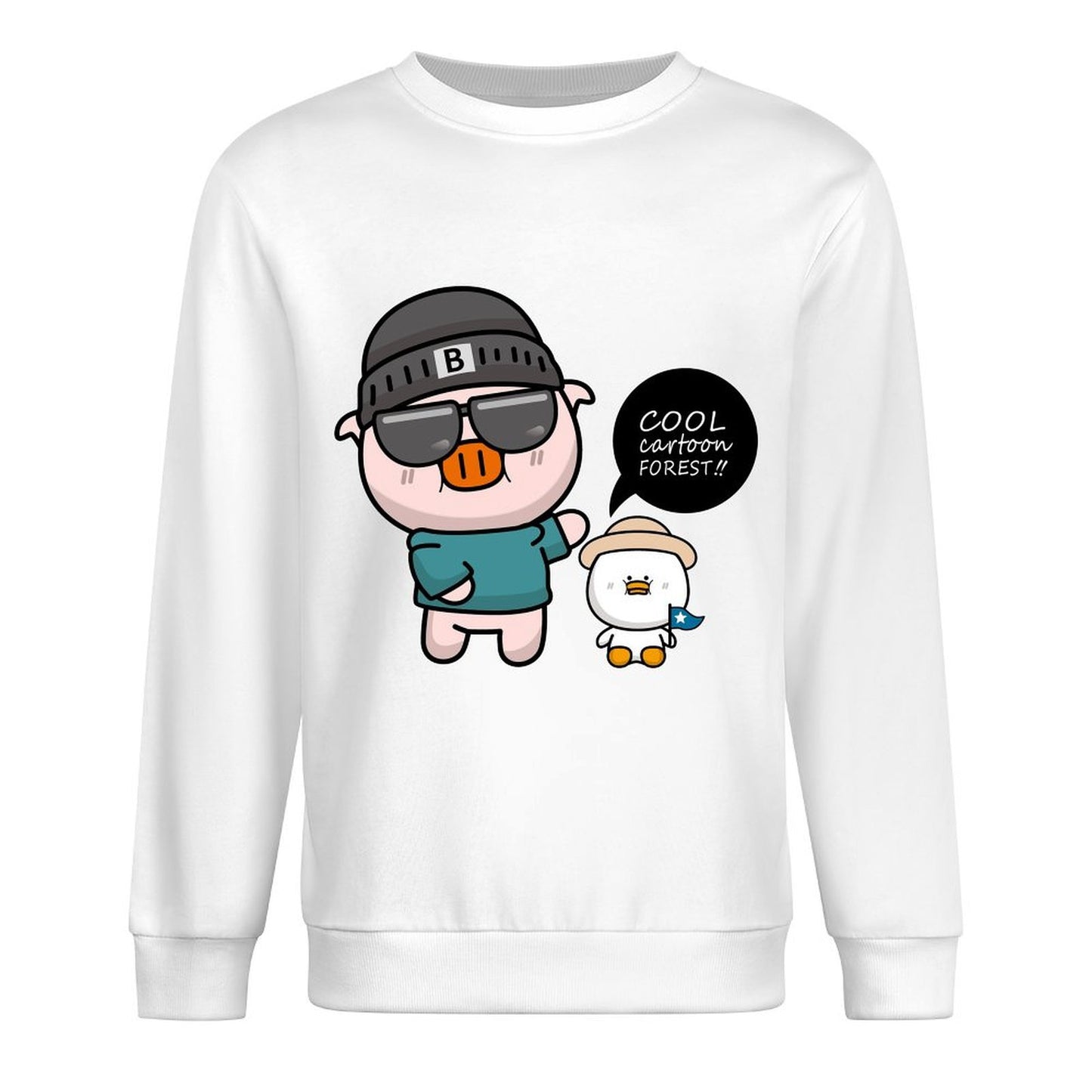 IPBR 250g Crew Neck Long Sleeve Sweatshirt Front GraphicCrew Neck Long Sleeve Sweatshirt4001268
