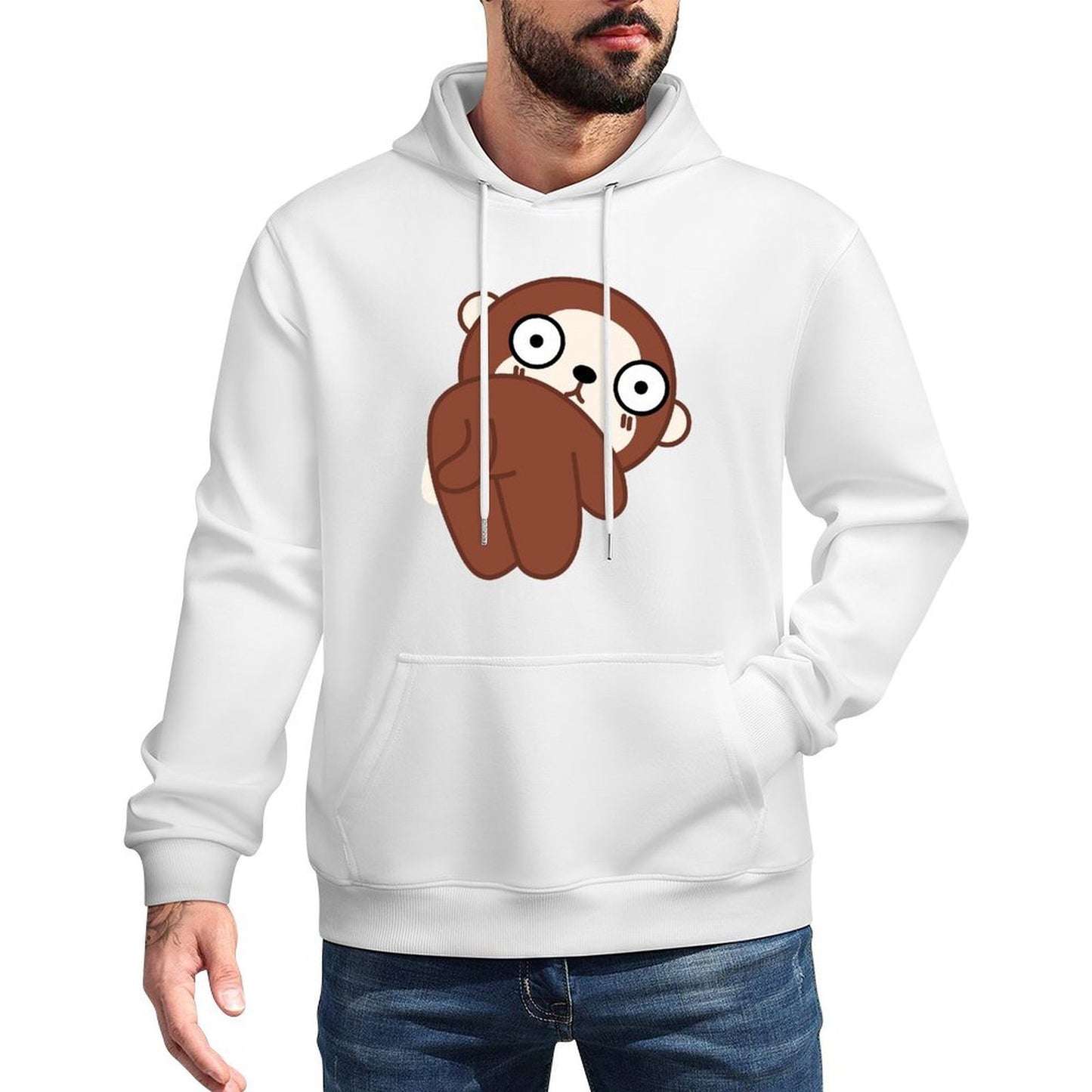 Indoor Soft-Touch Front Graphic Hoodies