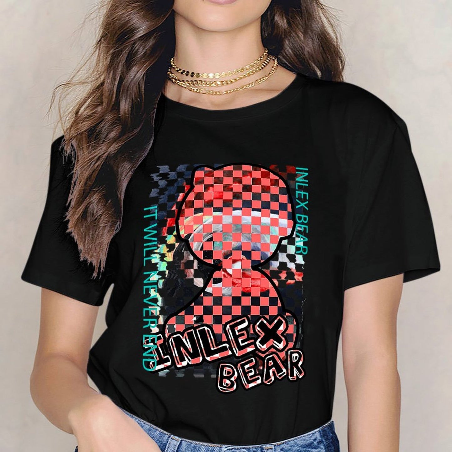 Inlex Bear T-shirtsSoftFeel Moisture-Wicking T-Shirt