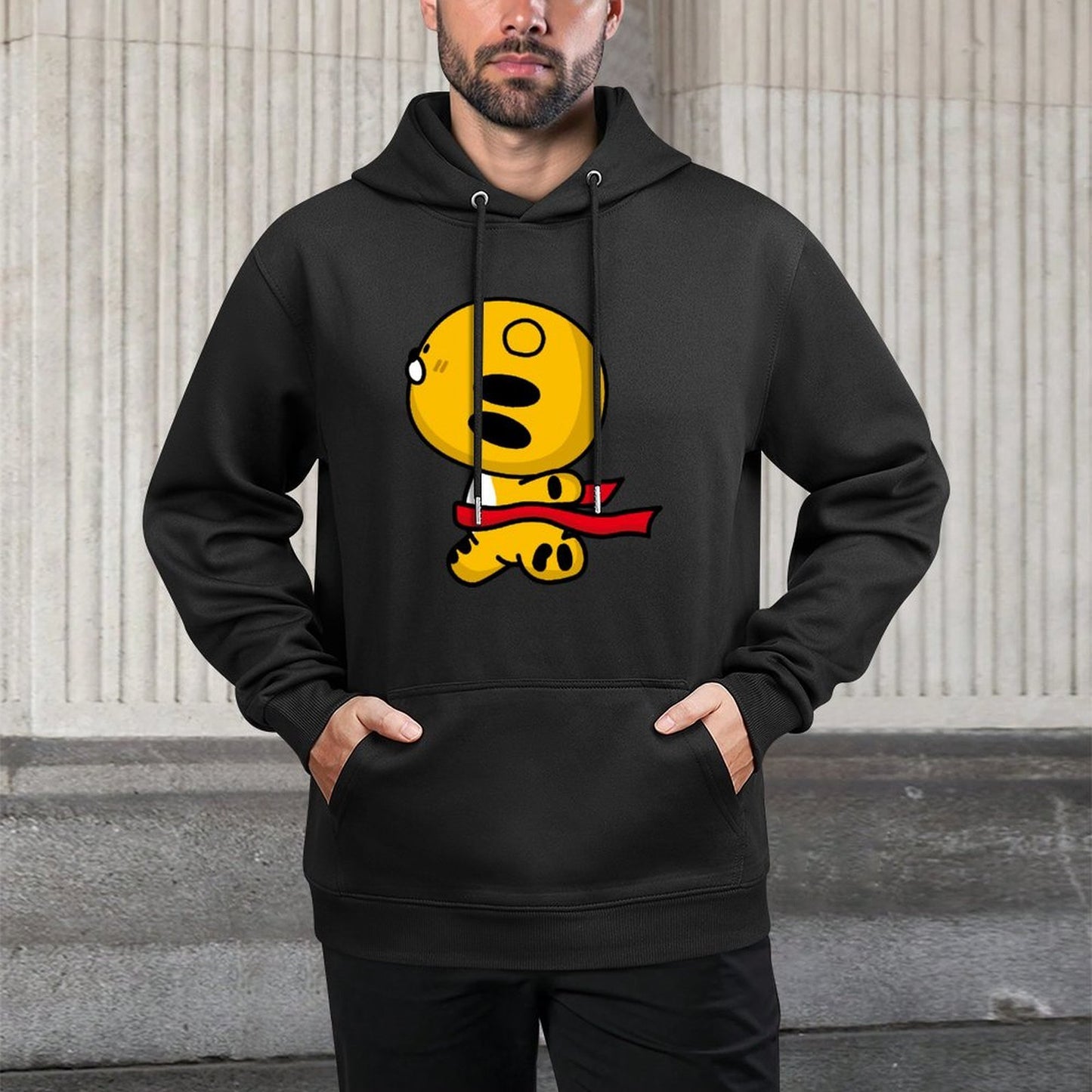 IPBR 250g Hooded Pocket Sweatshirt Front GraphicMen's Hooded  Sweatshirt4000029