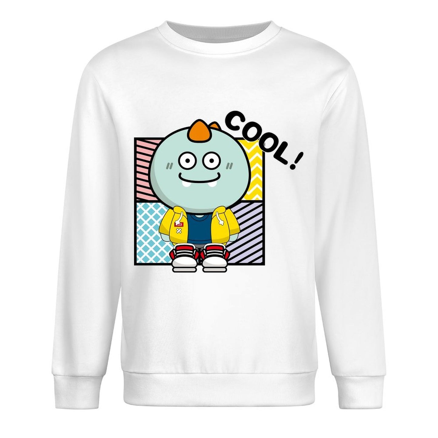 Front Patterned Long Sleeve TopMoisture-Wicking Essential