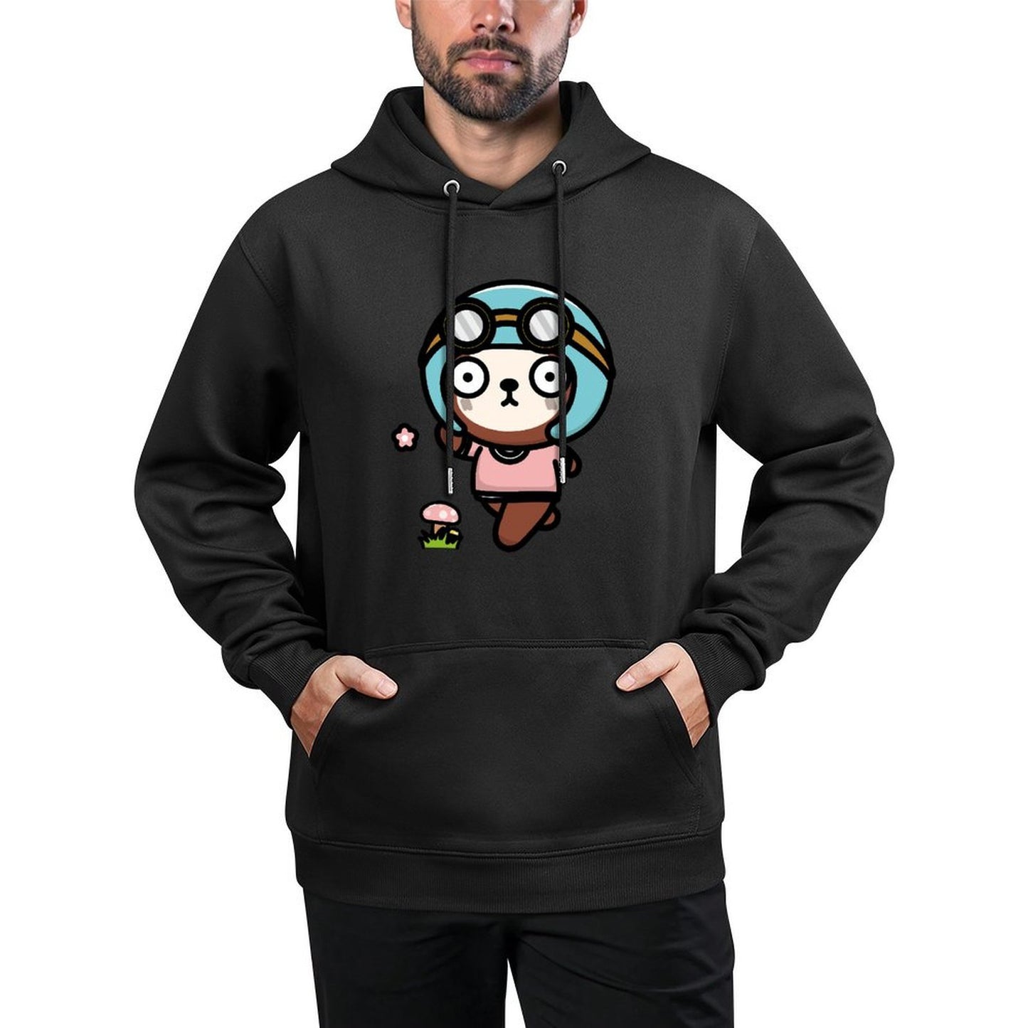 IPBR 250g Hooded Pocket Sweatshirt Front GraphicMen's Hooded  Sweatshirt4001252
