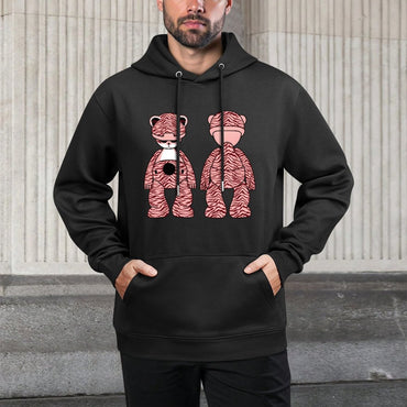 IPIB 250g Hooded Pocket Sweatshirt Front GraphicMen's Hooded  Sweatshirt6000099-2