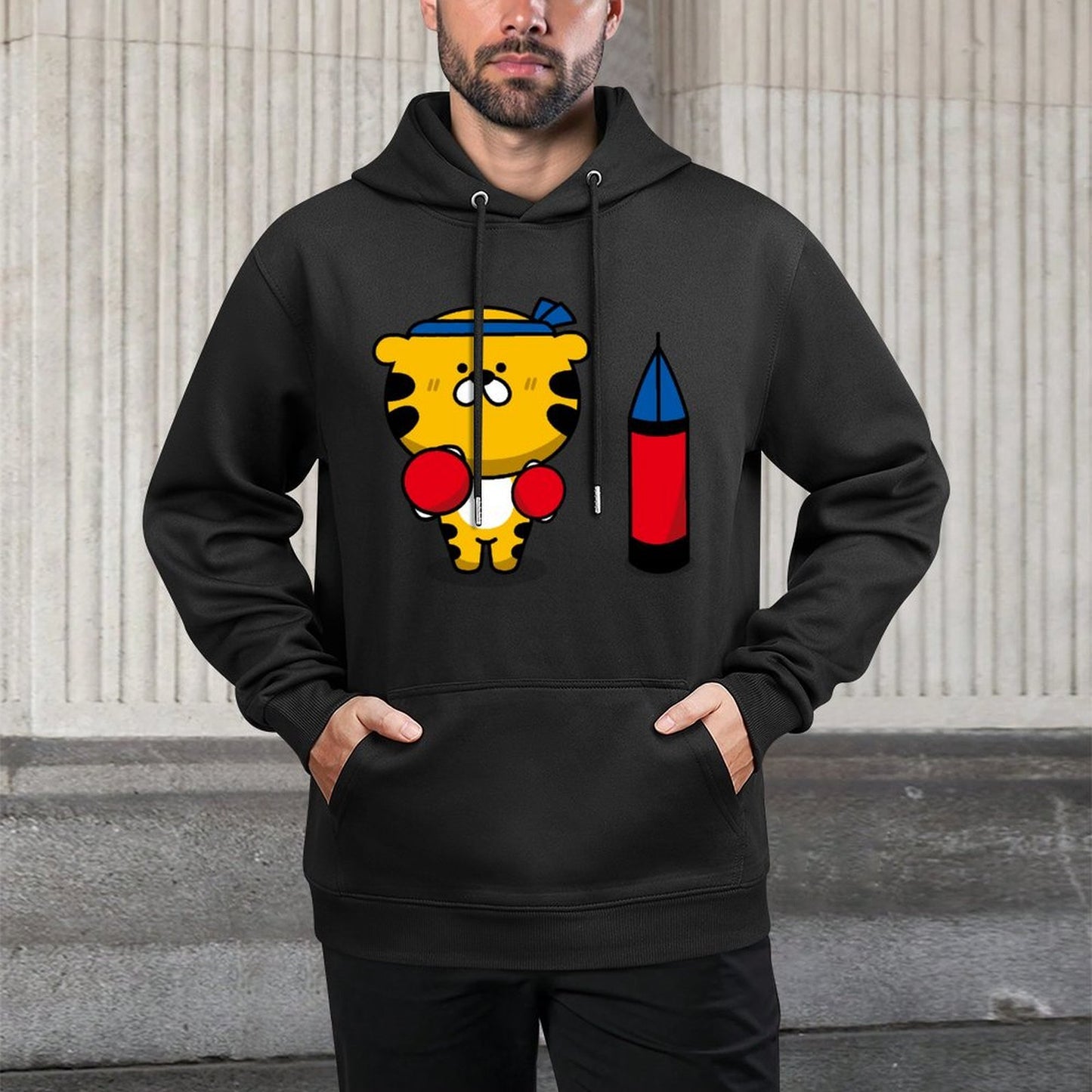 IPBR 250g Hooded Pocket Sweatshirt Front GraphicMen's Hooded  Sweatshirt4000291
