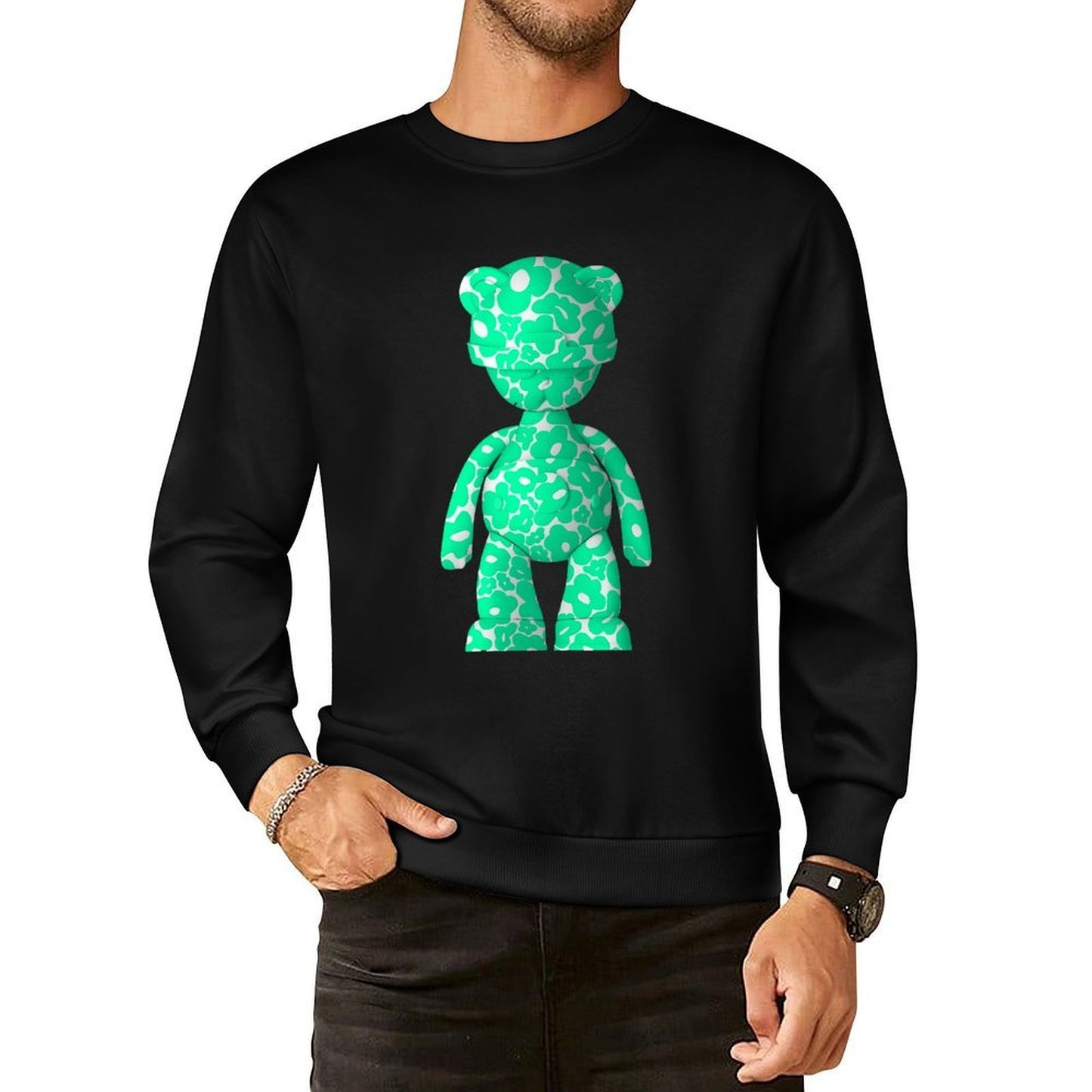 IPIB 250g Crew Neck Long Sleeve Sweatshirt Front GraphicCrew Neck Long Sleeve Sweatshirt6000130-5