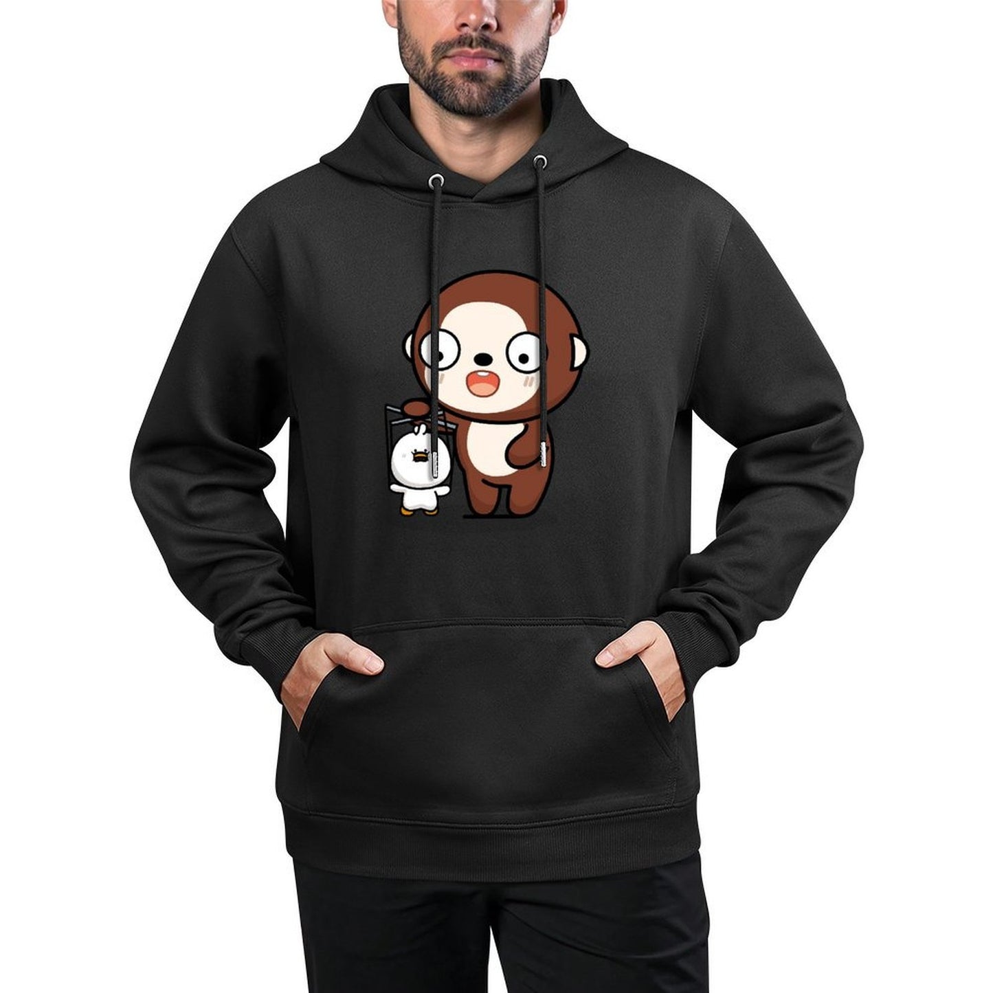IPBR 250g Hooded Pocket Sweatshirt Front GraphicMen's Hooded  Sweatshirt4000227
