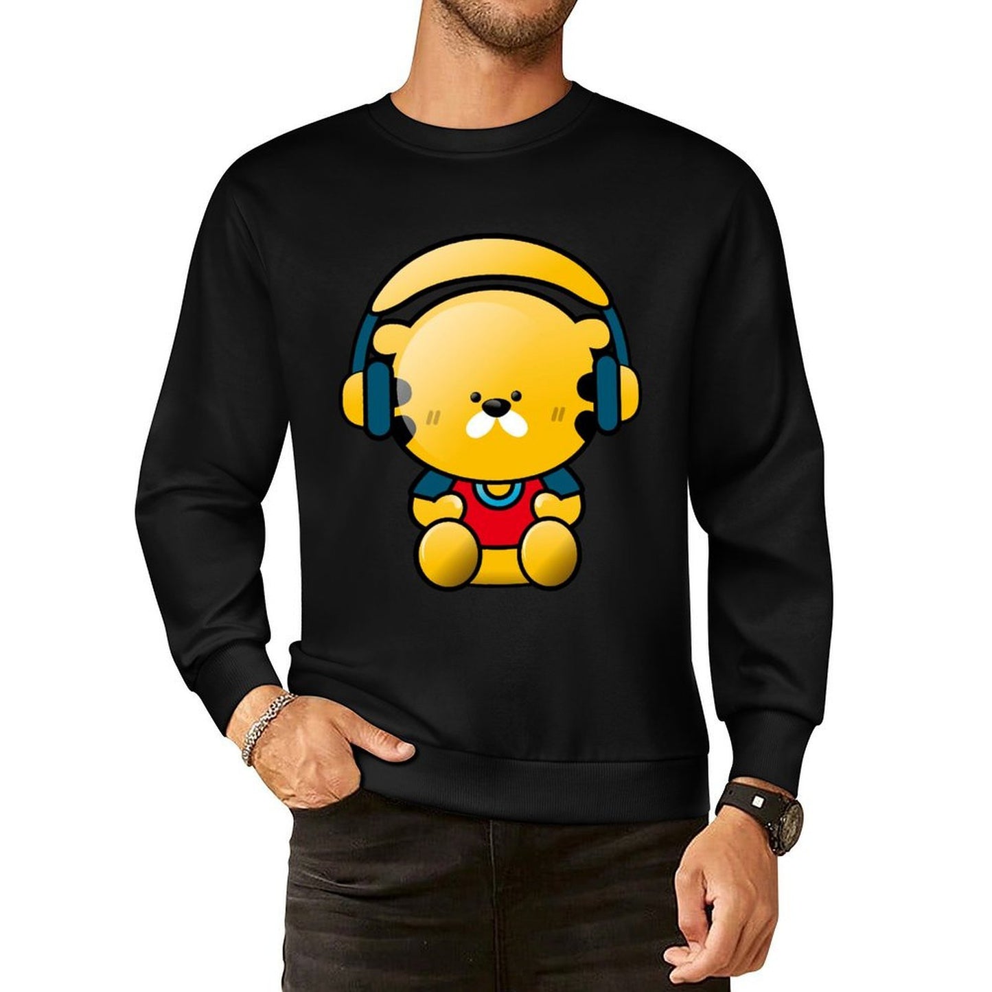 IPBR 250g Crew Neck Long Sleeve Sweatshirt Front GraphicCrew Neck Long Sleeve Sweatshirt4000723