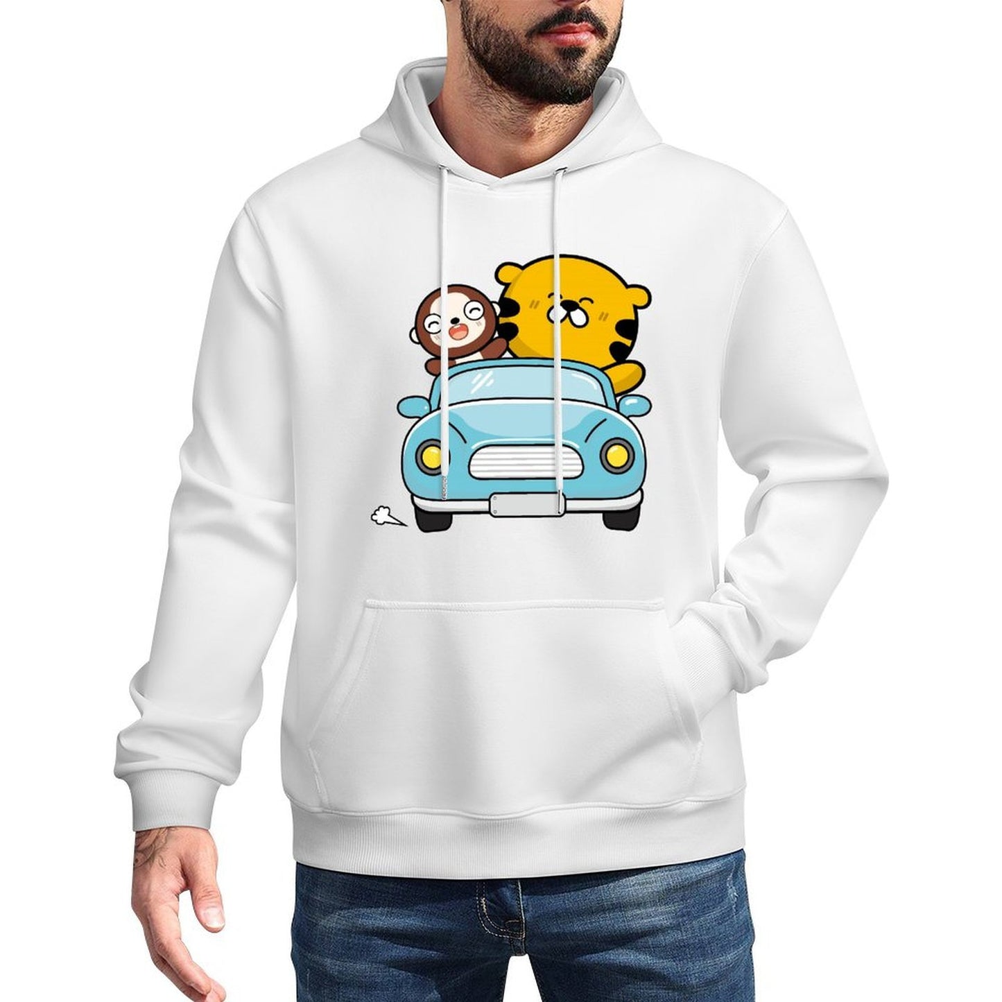 IPBR 250g Hooded Pocket Sweatshirt Front GraphicMen's Hooded  Sweatshirt4001318