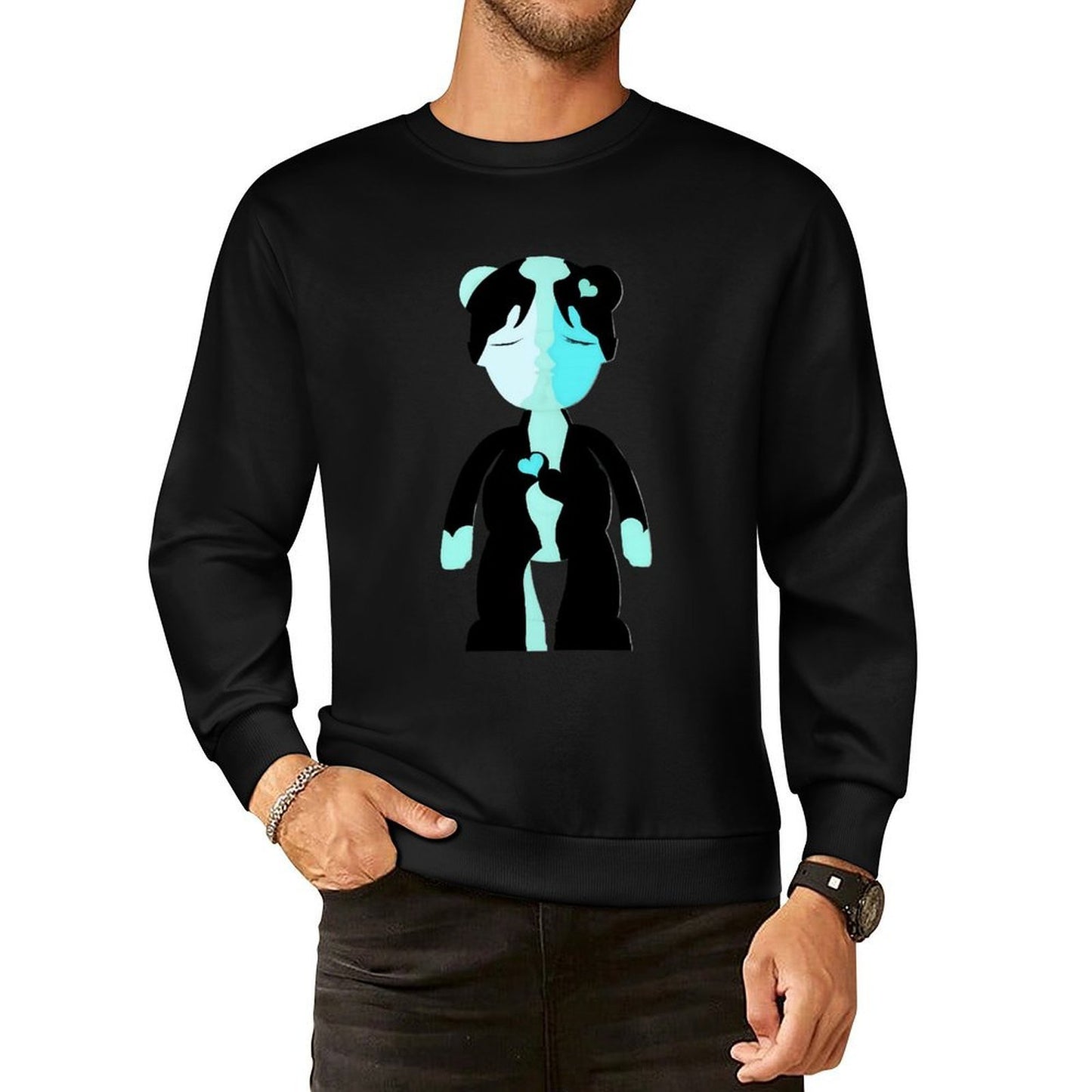 IPIB 250g Crew Neck Long Sleeve Sweatshirt Front GraphicCrew Neck Long Sleeve Sweatshirt6000087-5