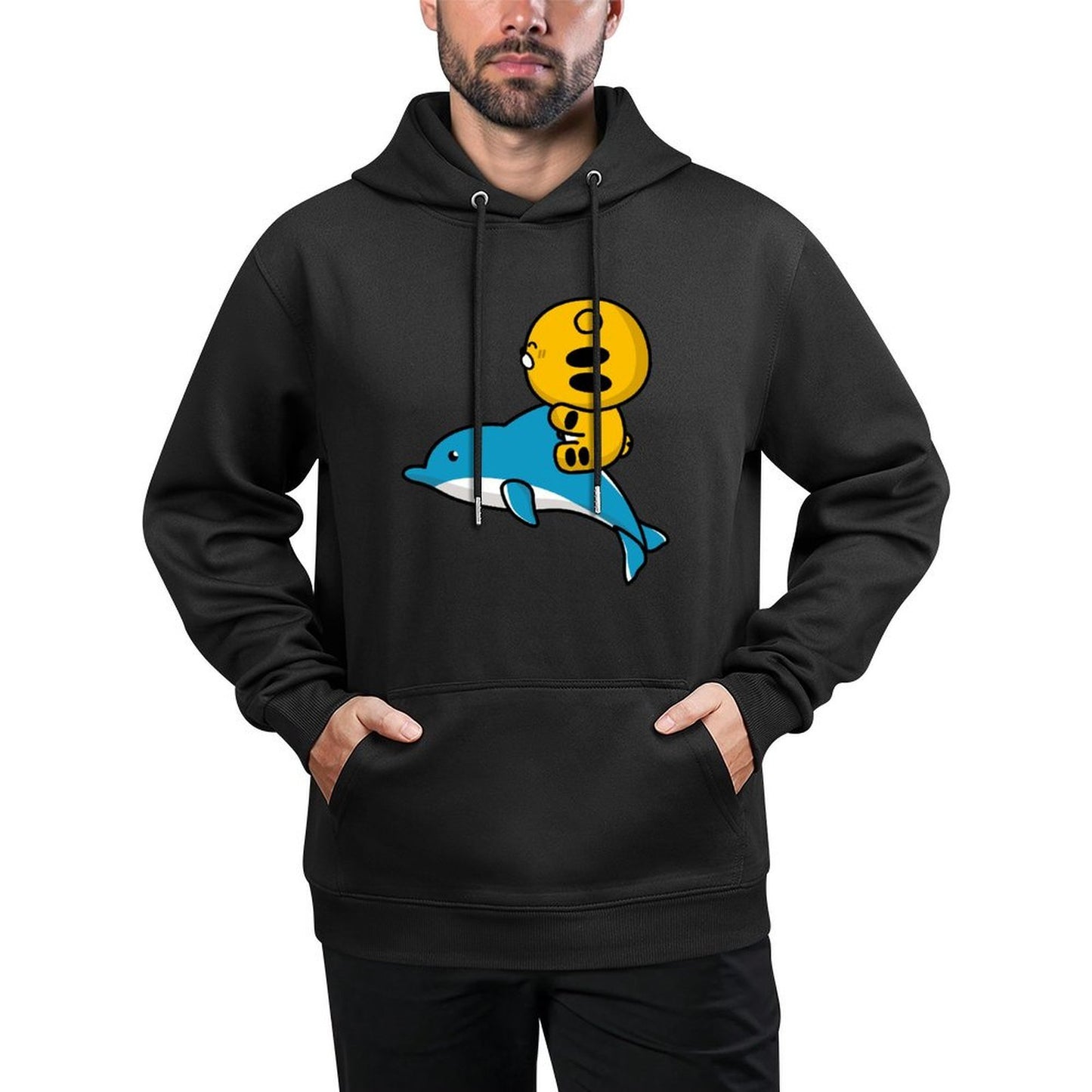 IPBR 250g Hooded Pocket Sweatshirt Front GraphicMen's Hooded  Sweatshirt4000219