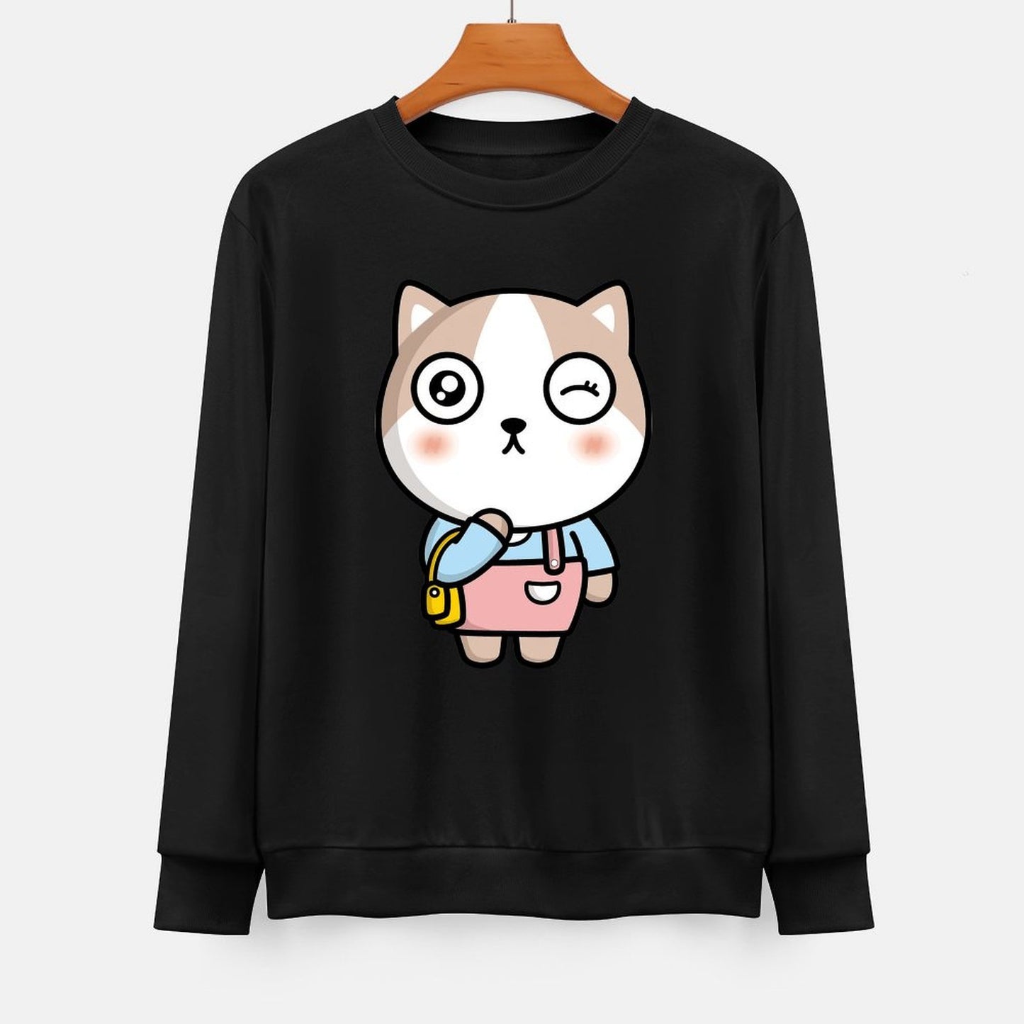 IPBR 250g Crew Neck Long Sleeve Sweatshirt Front GraphicCrew Neck Long Sleeve Sweatshirt4000849