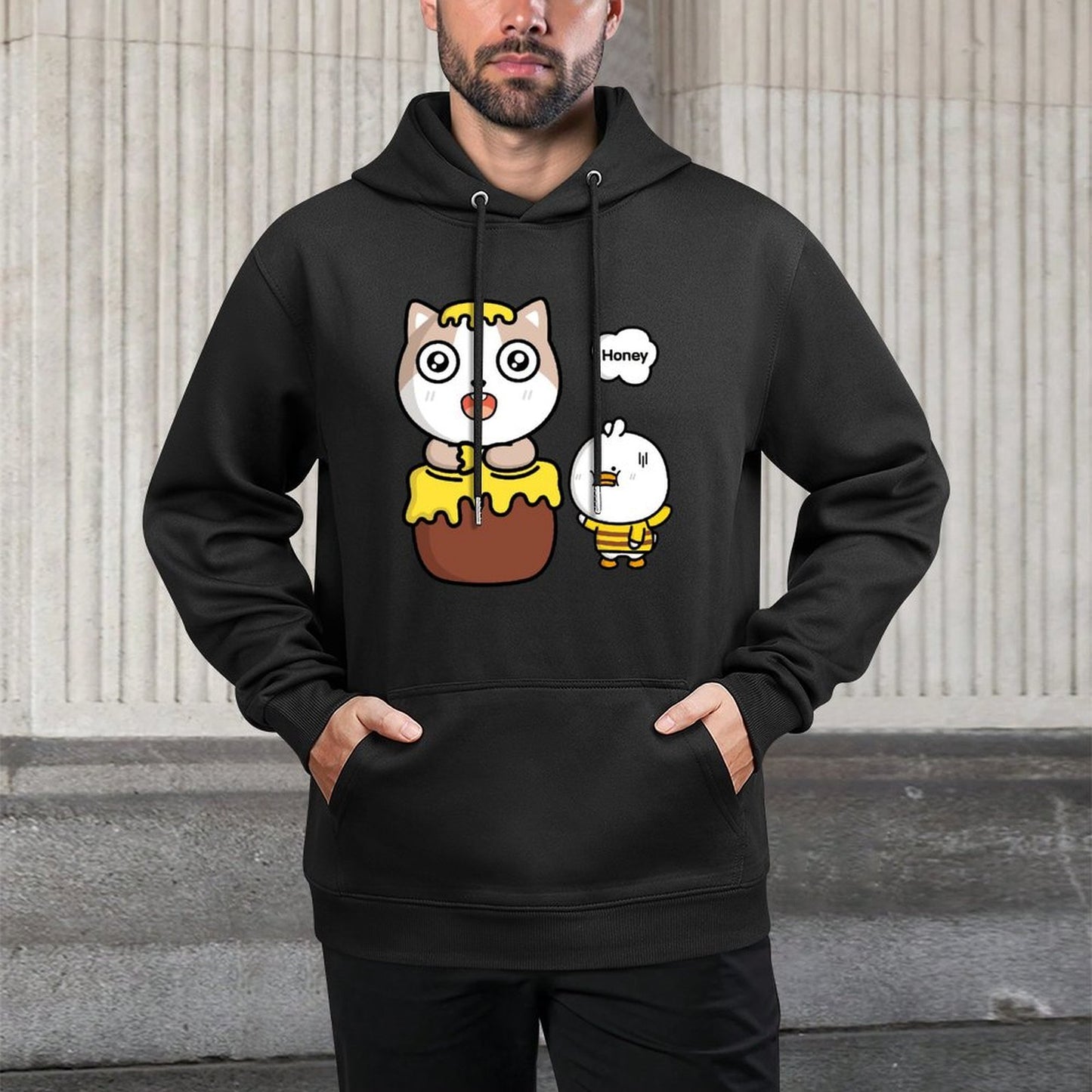 IPBR 250g Hooded Pocket Sweatshirt Front GraphicMen's Hooded  Sweatshirt4000842