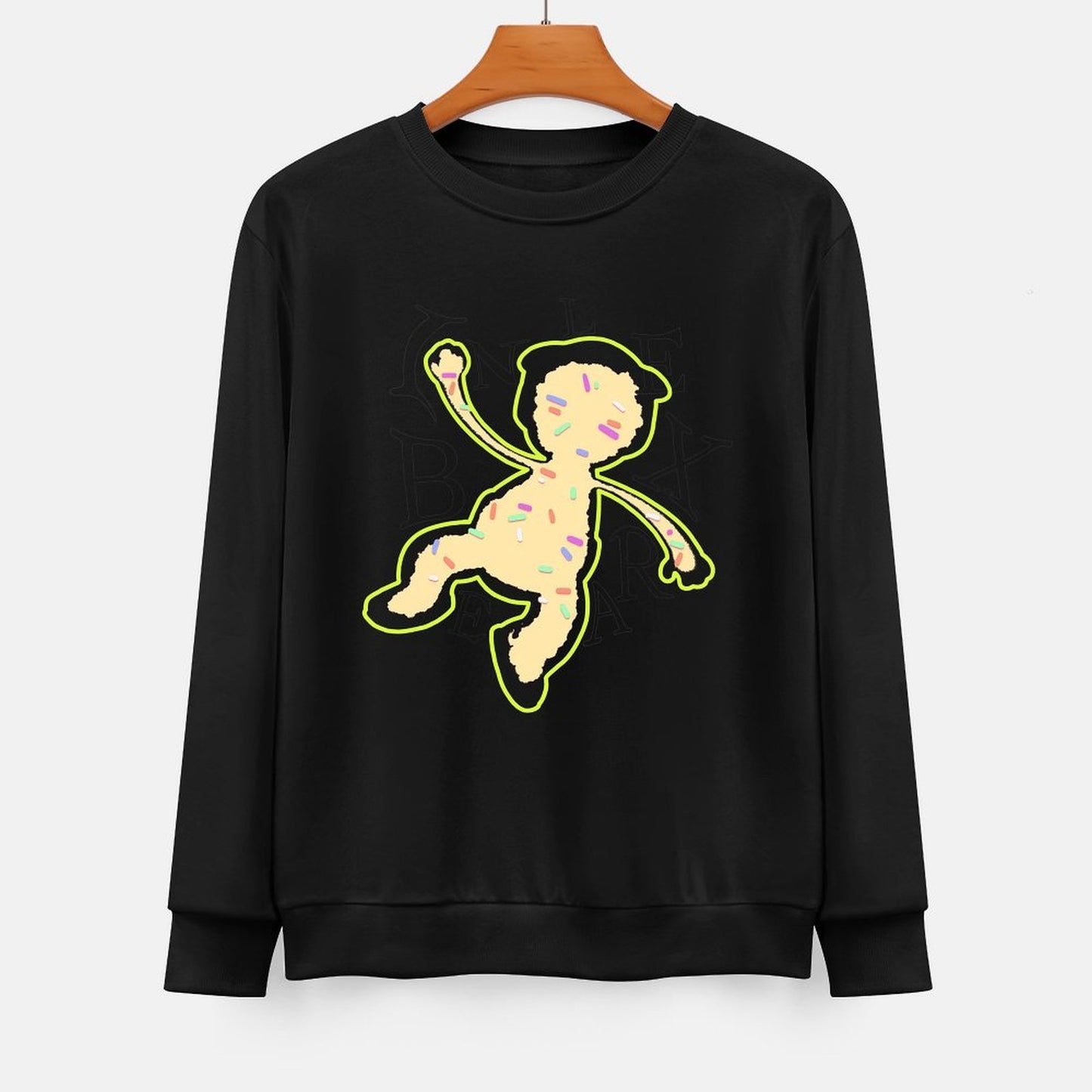 IPIB 250g Crew Neck Long Sleeve Sweatshirt Front GraphicCrew Neck Long Sleeve Sweatshirt6000006-1