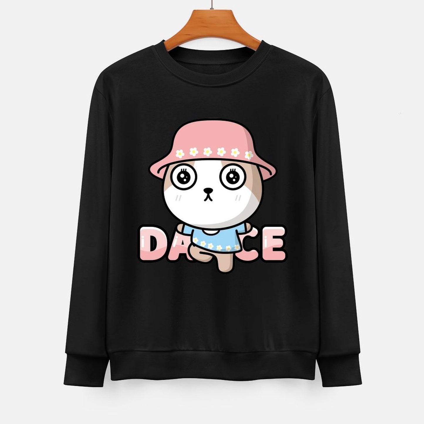 Front Patterned Long Sleeve TopBreathable