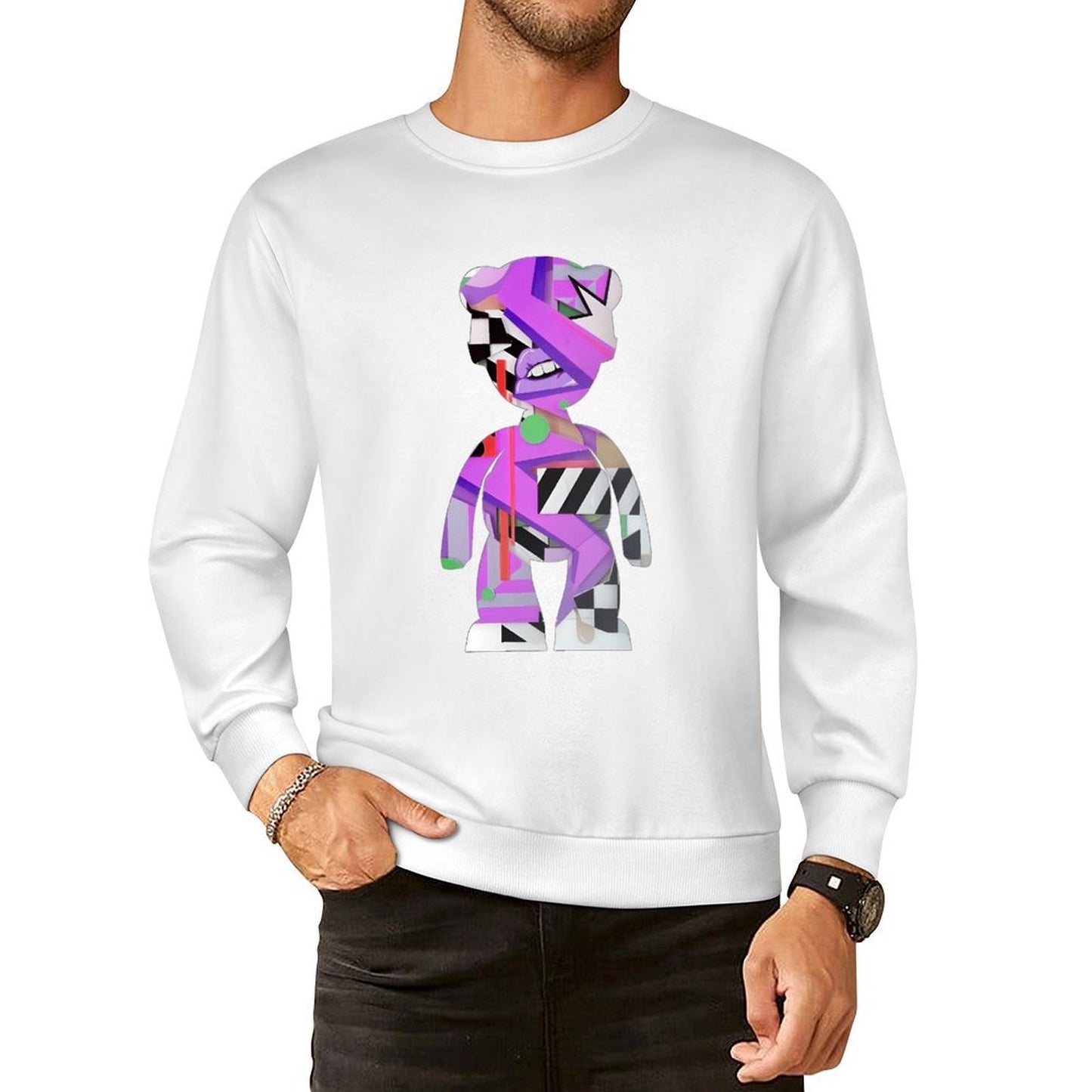 Long Sleeve With Front PatternSlim Fit Sleek