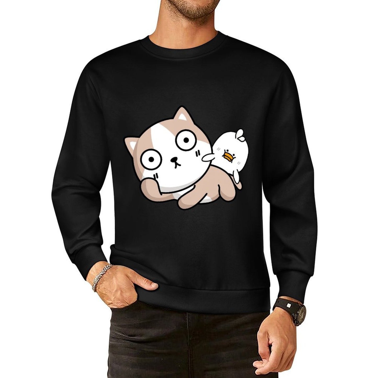 Front Patterned Long Sleeve TopSoftLine Premium