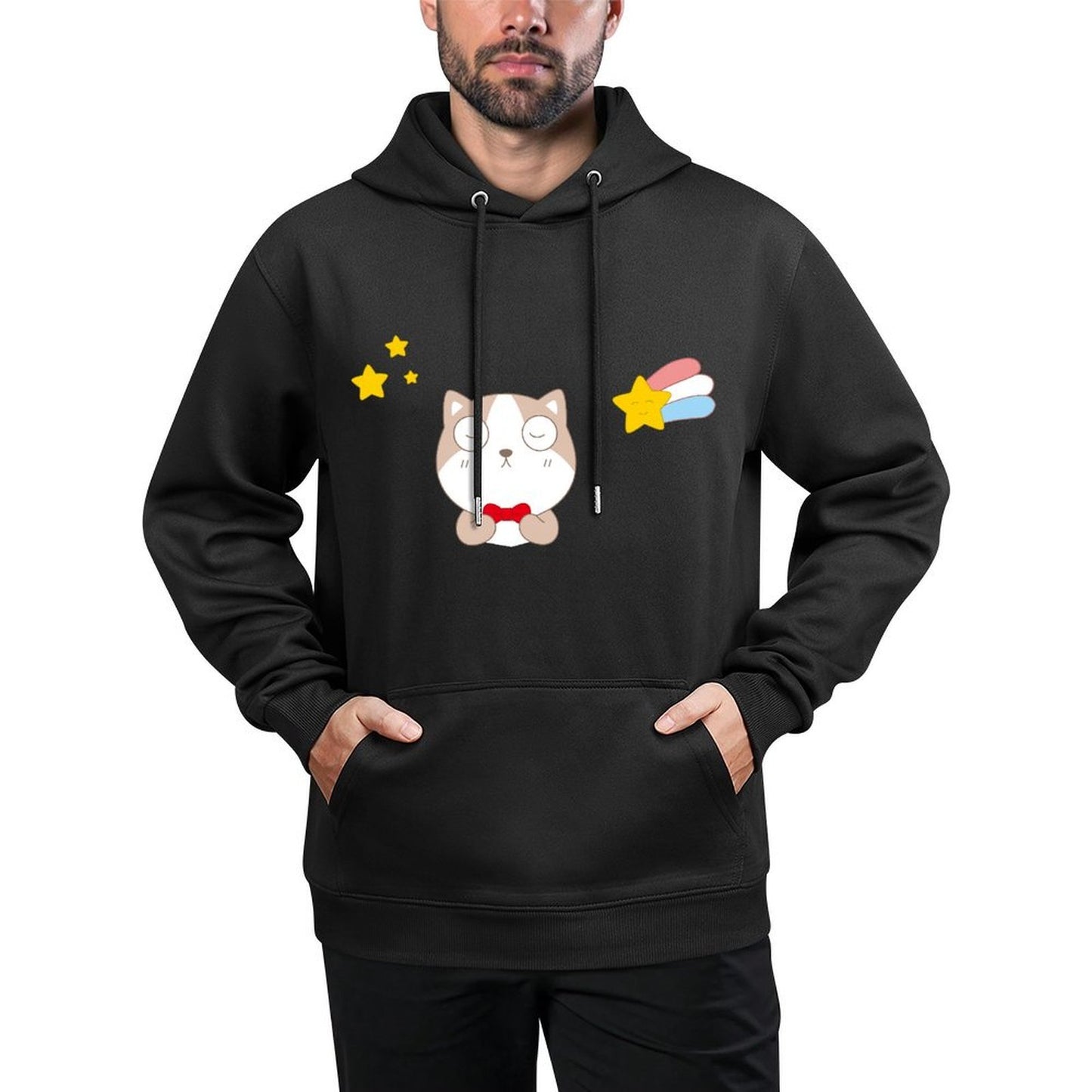 IPBR 250g Hooded Pocket Sweatshirt Front GraphicMen's Hooded  Sweatshirt4000419